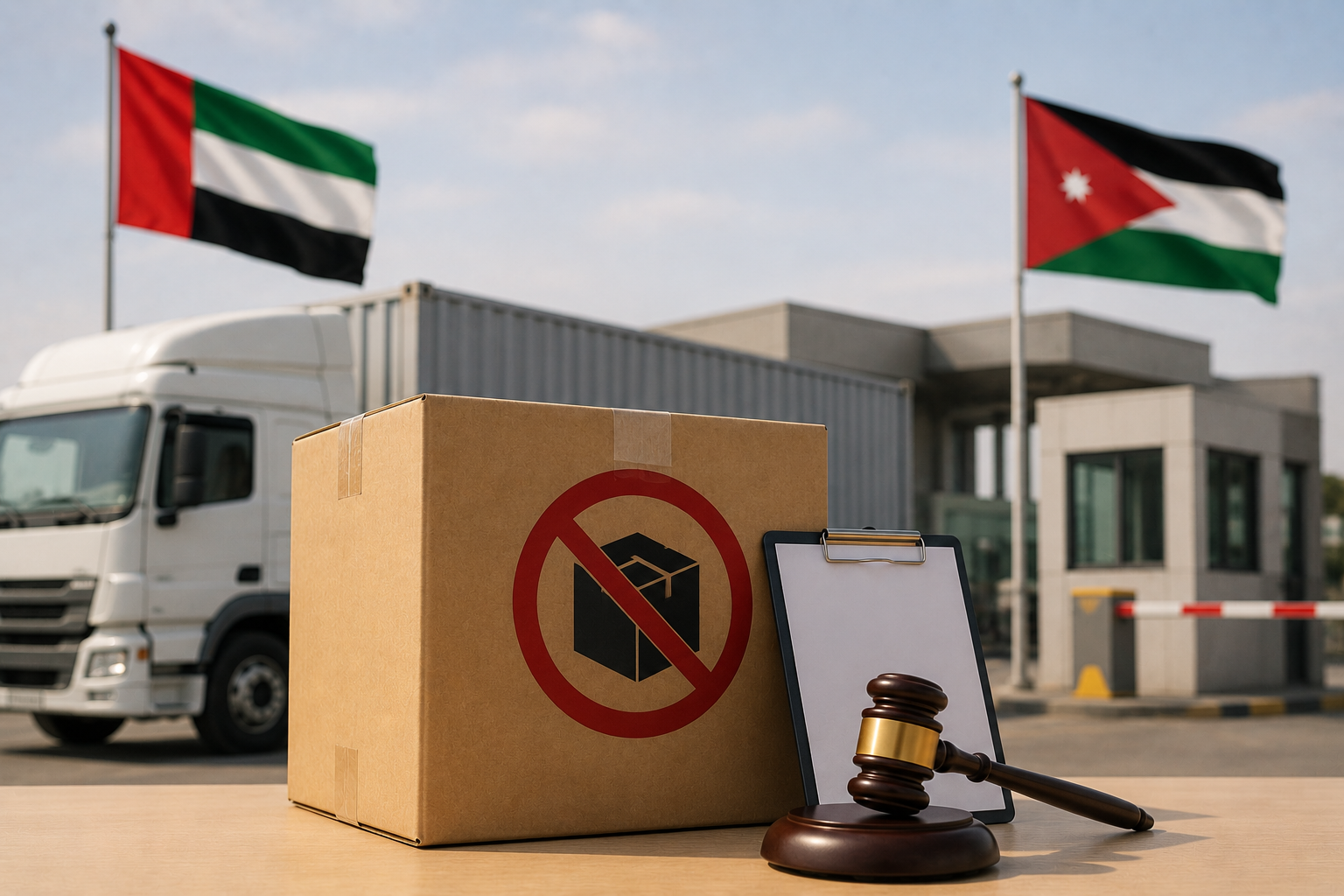 What you cant ship from UAE to Jordan